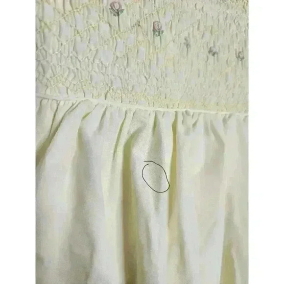 NWT Size 4T Petit Ami Yellow Floral Rose Smocked Dress - Picture 7 of 7